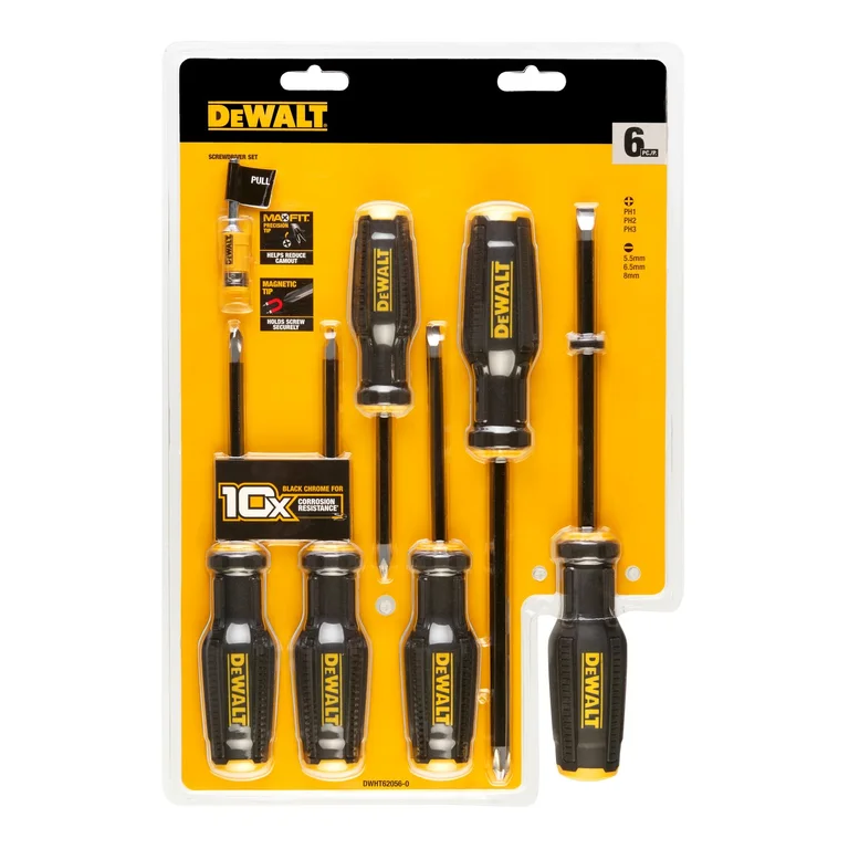 6dílná sada šroubováků FULLFIT DeWALT DWHT62056-0 