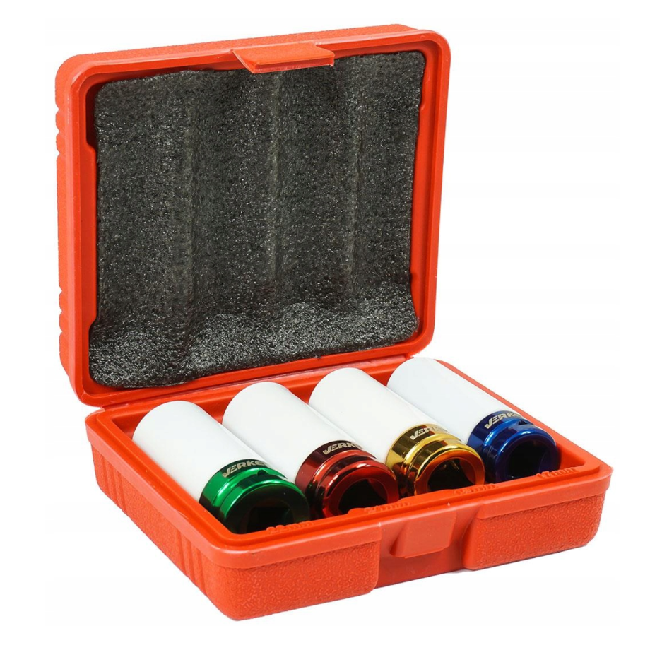 V86102 VERKE Nástrčné klíče na alu ráfky sada 3 ks, 17 - 22 mm