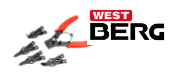 Kleště na segerovy kroužky WESTBERG univerzální sada 17025