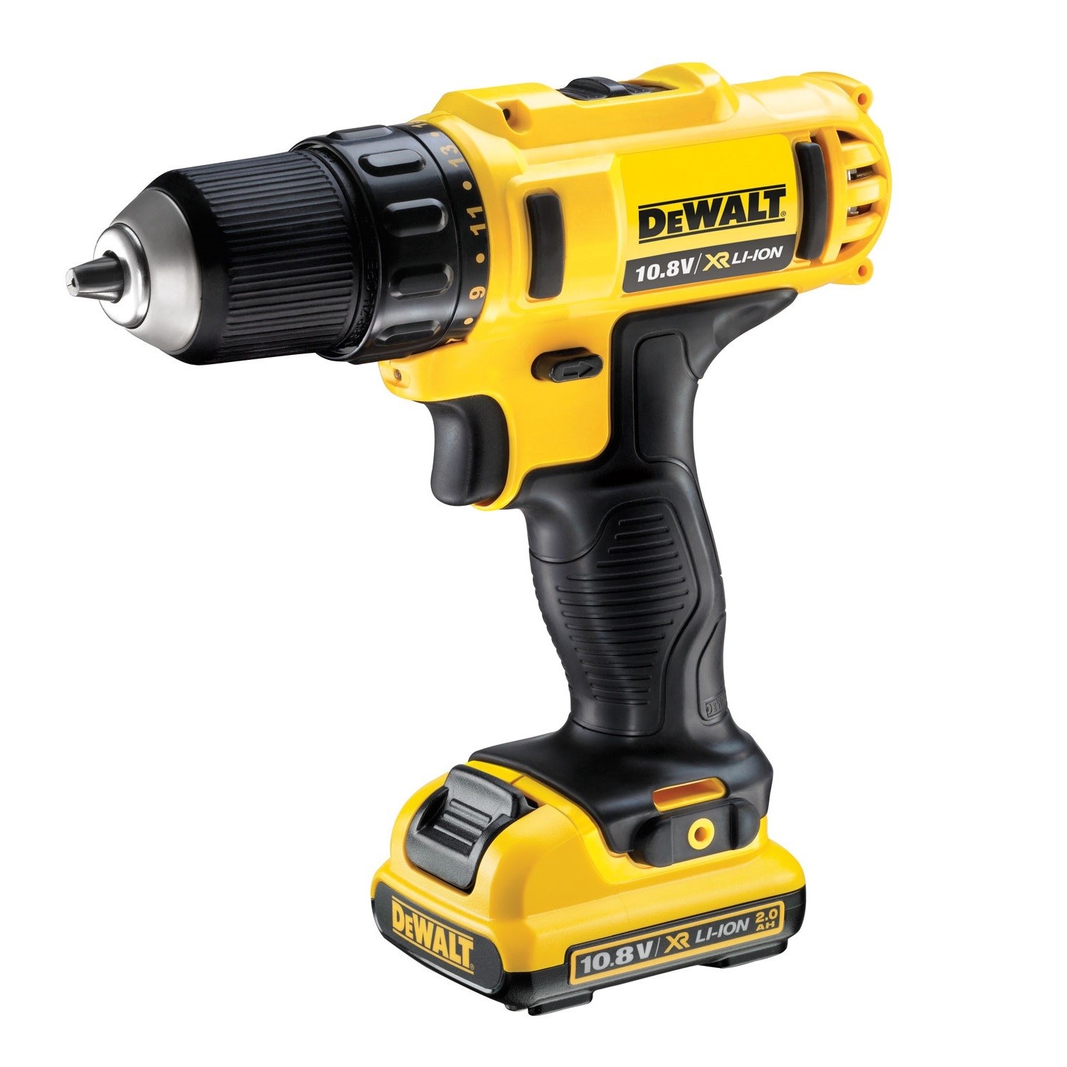 DCD710D2 DeWALT Aku vrtačka / šroubovák 12V Li-Ion XR 2x 2,0 Ah
