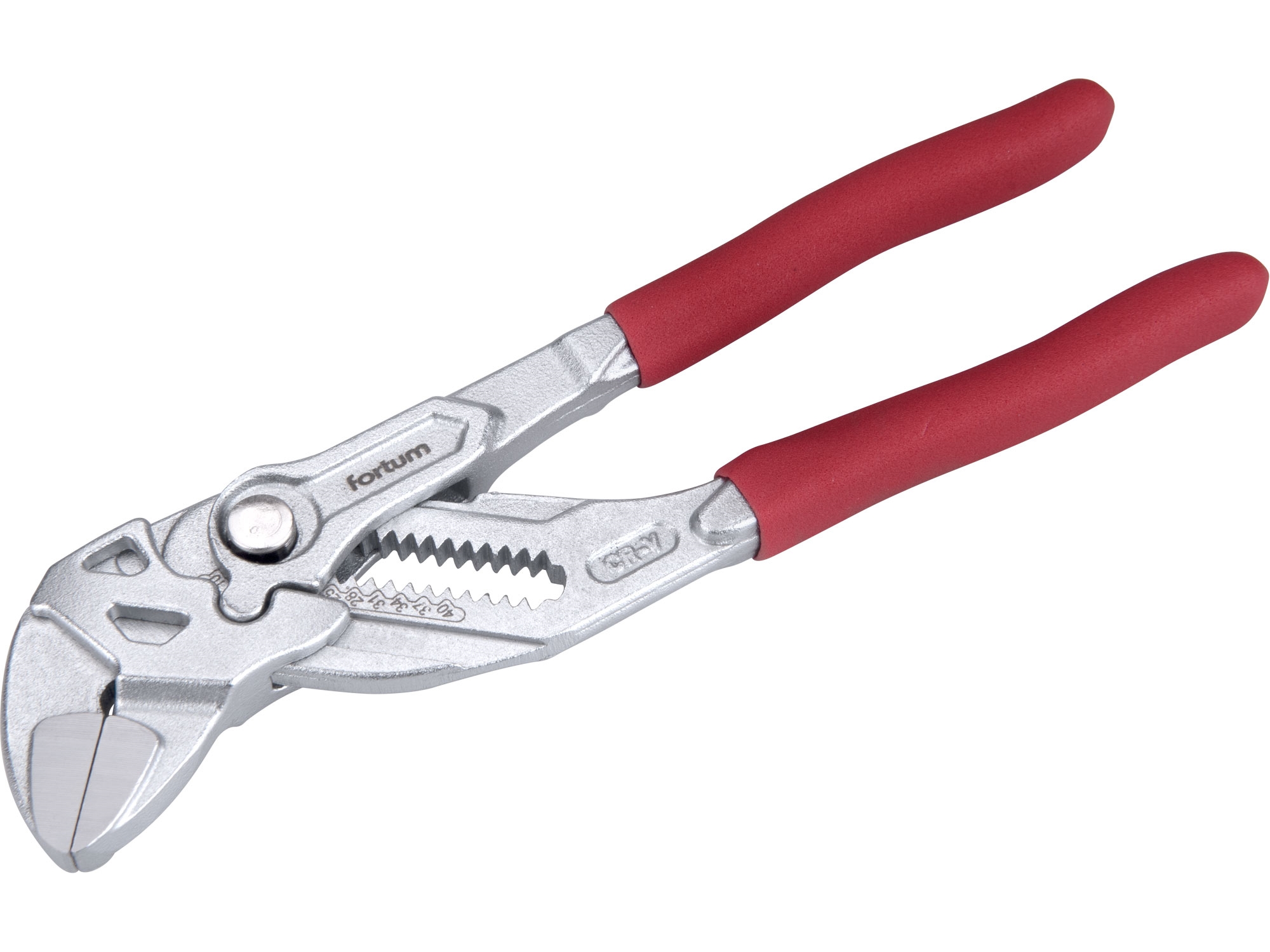 Kleště SIKO s rovnými hladkými čelistmi 180 mm, CrV, FORTUM, 4770211