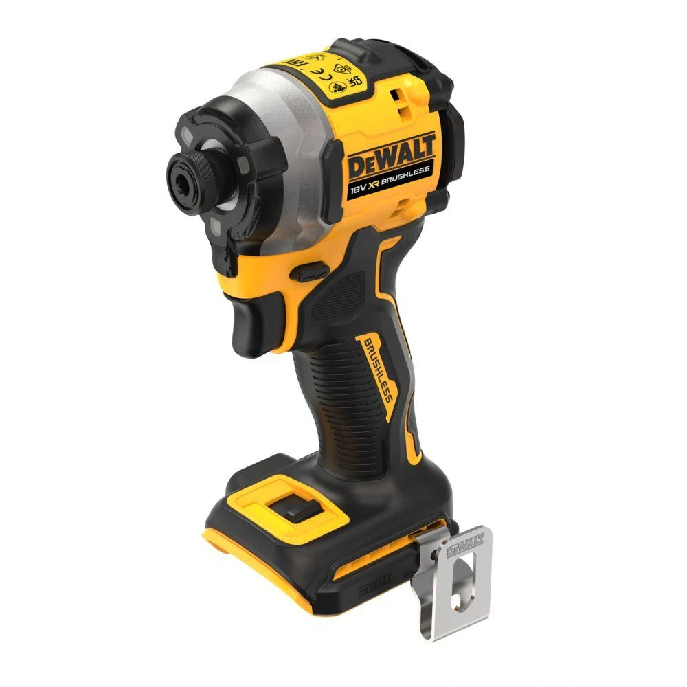DCF850N DeWALT Aku bezuhlíkový rázový utahovák 1/4 18V, samostatný stroj