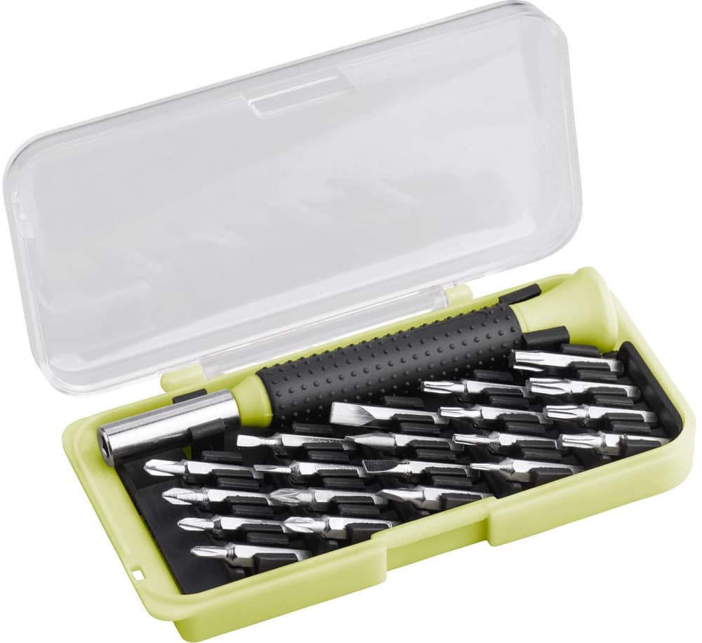 Šroubovák hodinářský s mini-hroty, sada 21ks, CrV, EXTOL CRAFT 919601