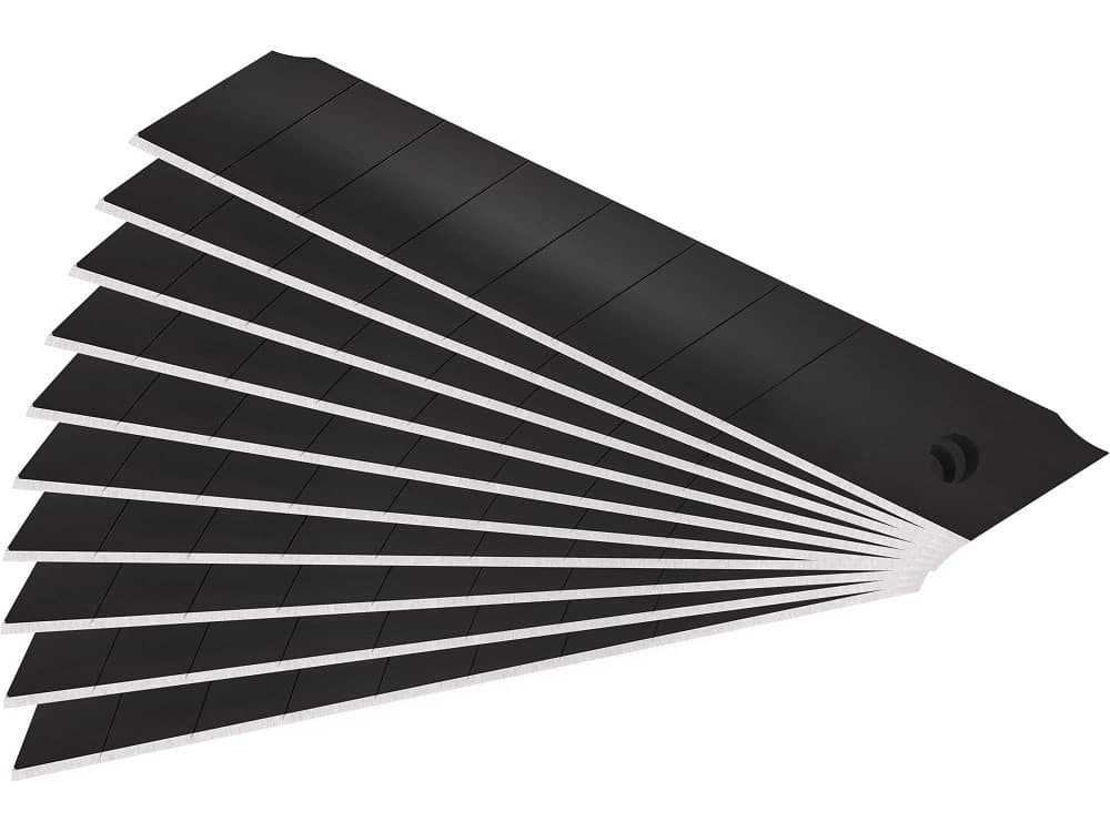 Břity ulamovací do nože 10ks, 18mm(tl.0,5mm/7s), SK2, FORTUM 4780007