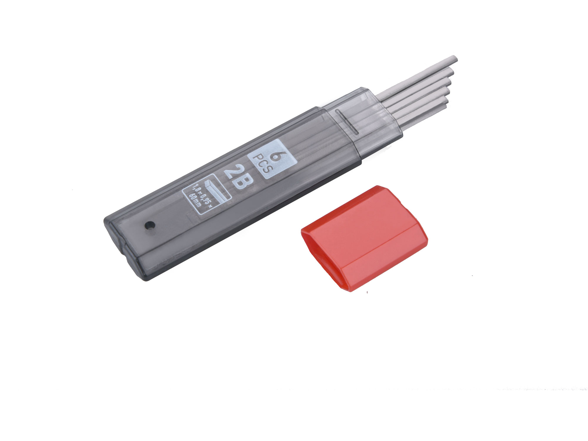 Náhradní tuhy 6ks do tesař. tužky 8853005, 60x1,8x0,95mm (dxšxtl.), EXTOL PREMIUM, 8853005A