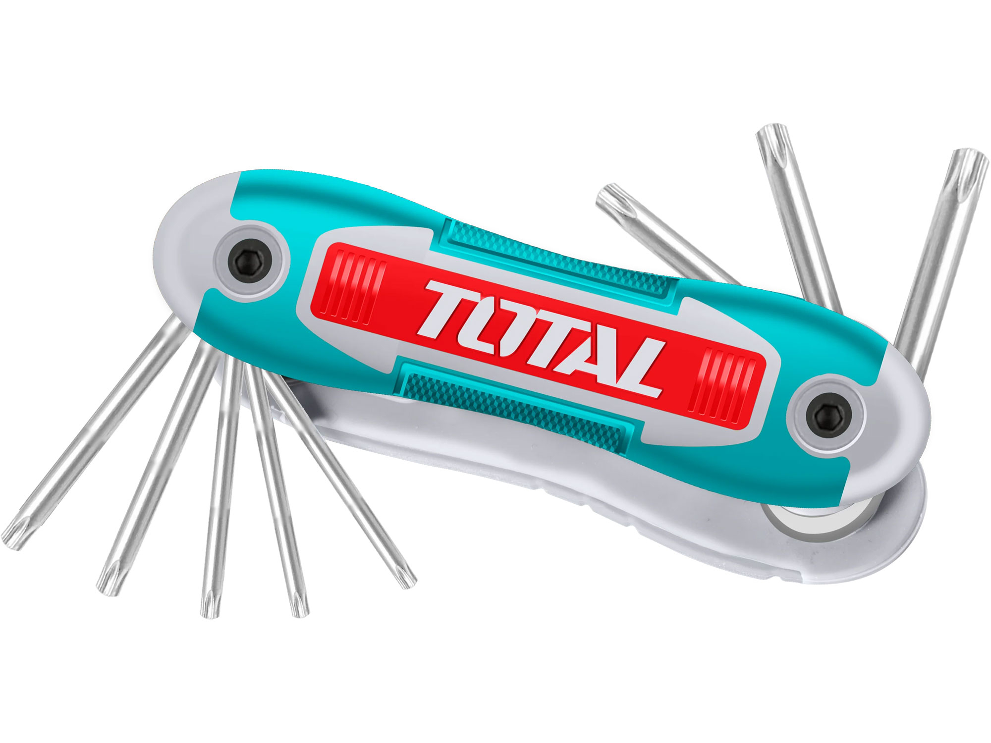 Zavírací klíče TORX, sada 8 ks, CrV  TOTAL THT1061846