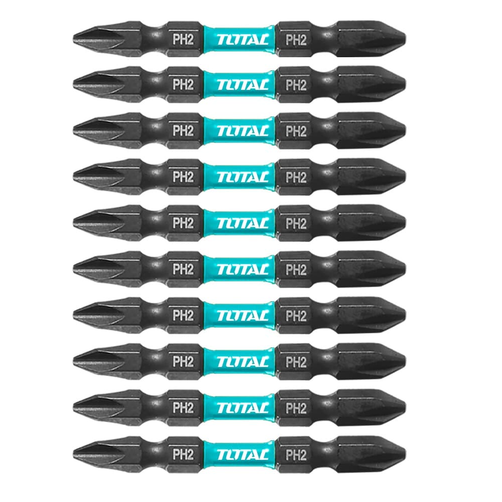 Hroty oboustranné PH2 , sada 10ks, TOTAL TACIM16PH233
