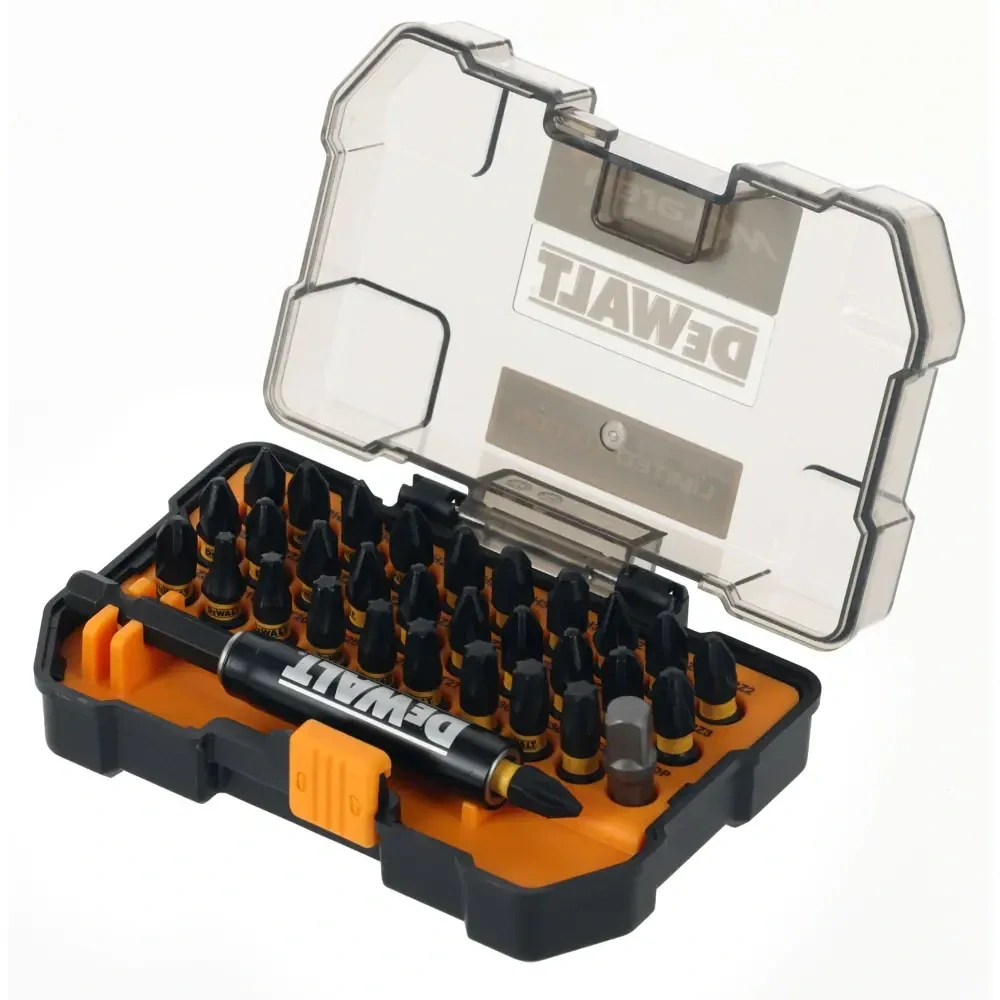 Limitovaná 32-dílná sada bitů/ šroubovacích nástavců McLaren FLEXTORQ DeWALT DT70900T