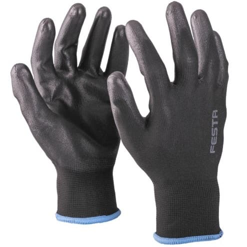 Rukavice FESTA KELT BLACK máčené PU vel. 10, CE 388, 50624