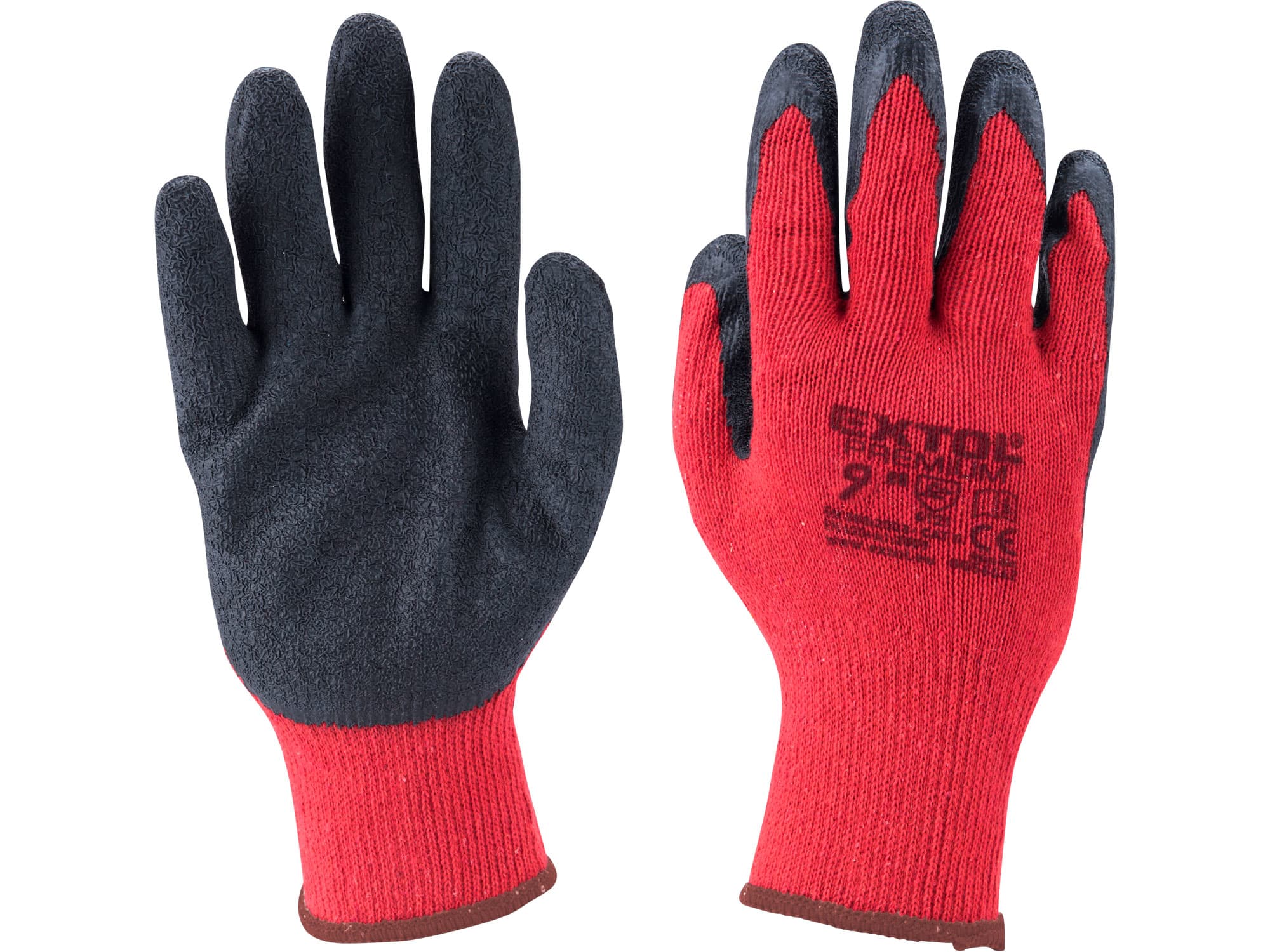 Pracovní bavlněné rukavice polomáčené v latexu vel. 9" (L) Extol Premium 8856641