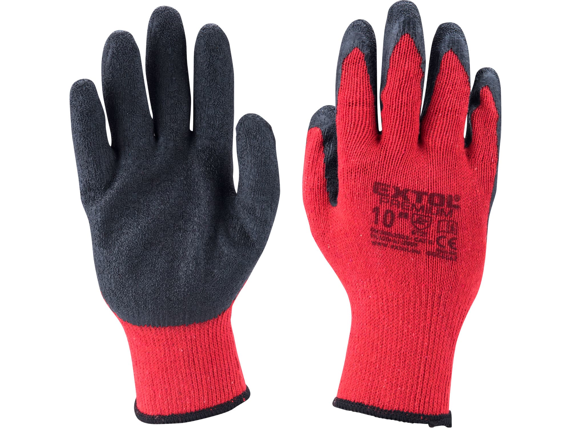 Pracovní bavlněné rukavice polomáčené v latexu vel. 10" (XL) Extol Premium 8856642