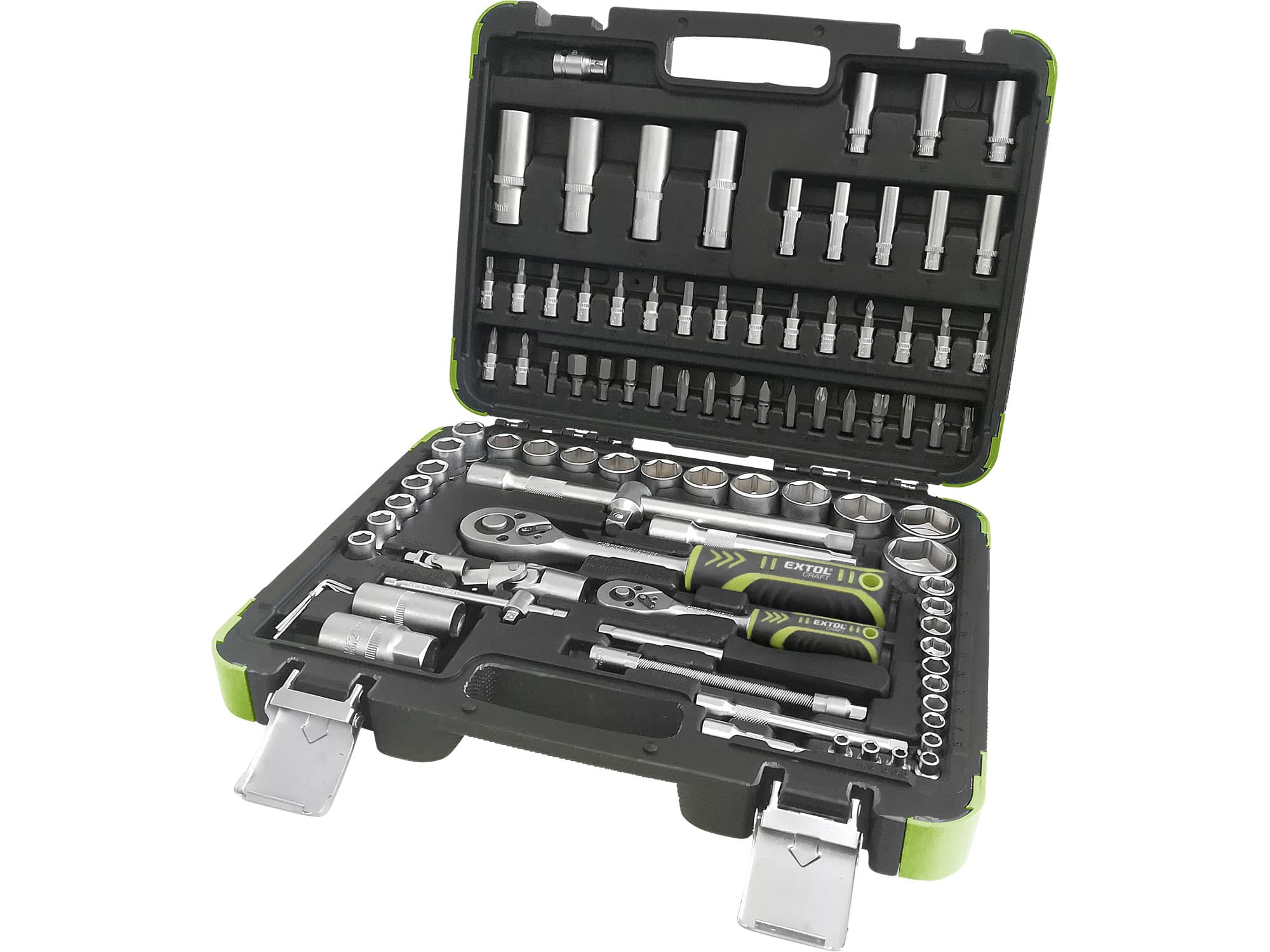 Velká gola sada 1/4" a 1/2" s příslušenstvím 94ks EXTOL CRAFT 918094