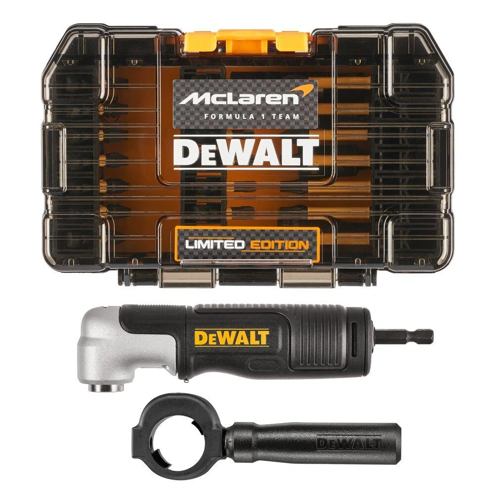Limitovaná McLaren 33-dílná sada bitů/ šroubovacích nástavců s pravoúhlým nástavcem DeWALT FLEXTORQ DT70782
