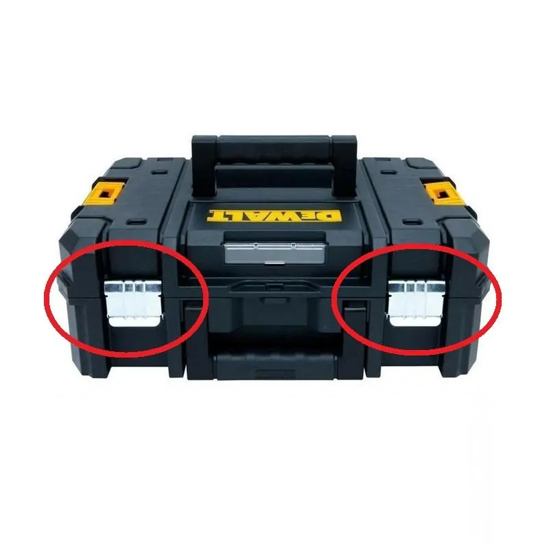 P910190 DeWALT Náhradní kovové západky ke kufrům tstak, 2 kusy